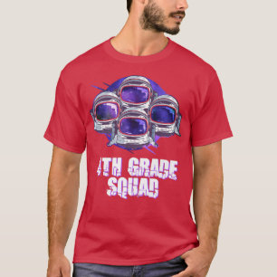 Camiseta 4th Grade Boys Squad Back To School Astronauts