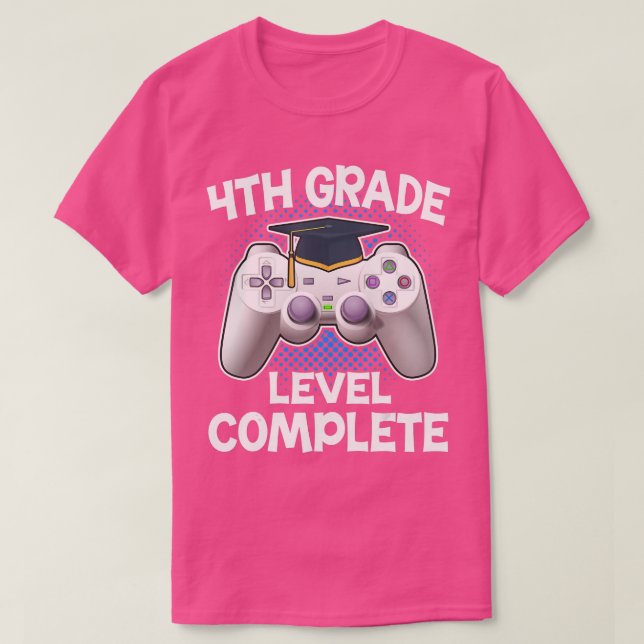 Camiseta 4th Grade Level Complete Class Of 2022 Graduation  (Diseño del anverso)