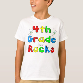 Camiseta 4th Grade Rocks