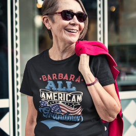 Camiseta 4th july All american grandma patriotic family