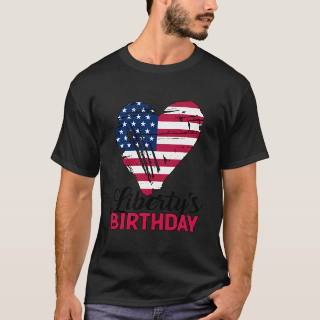 Camiseta 4Th July Uncle He Patriot America Usa Flag (Anverso)