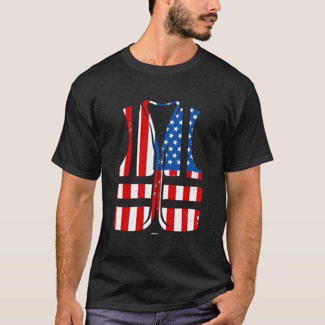 Camiseta 4Th Of July Coworker Swagazon Associate Usa Safety (Anverso)