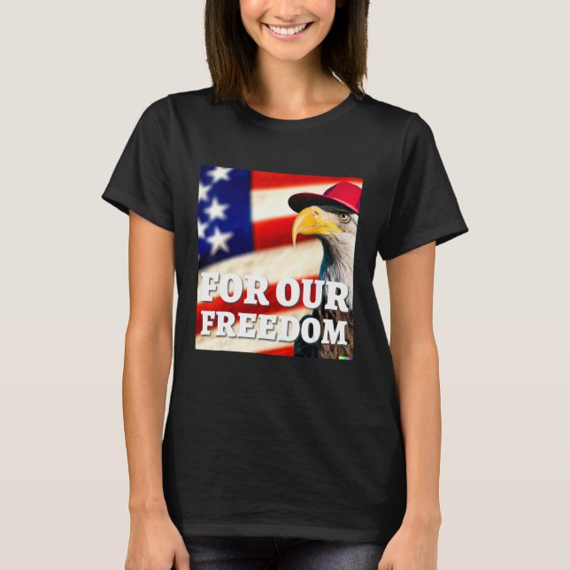 Camiseta 4th of July freedom symbol (Anverso)