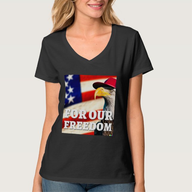 Camiseta 4th of July freedom symbol (Anverso)