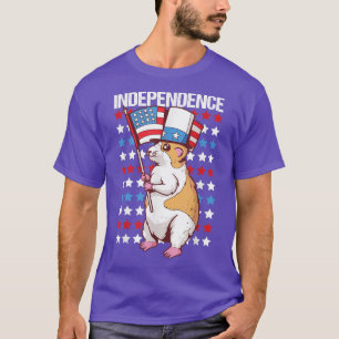 Camiseta 4th Of July Guinea Pig Hamster Independence Day Us