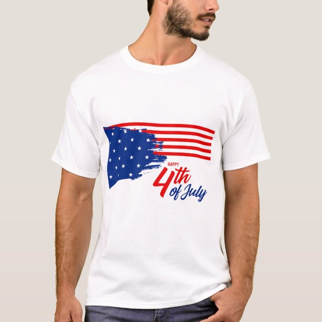 Camiseta 4th of July - Independence Day (Anverso)