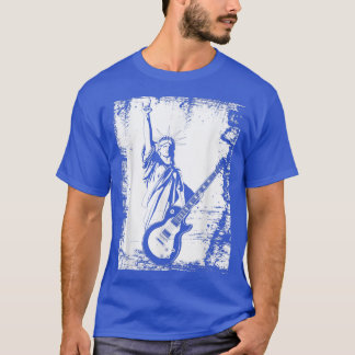 Camiseta 4th of July Independence Day Statue of Liberty Gui