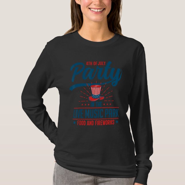 Camiseta 4th Of July Independence Day Us American Flag Patr (Anverso)