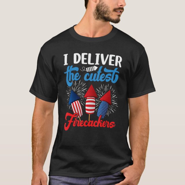 Camiseta 4th Of July L&D Nurse Labor and Delivery Nurse (Anverso)