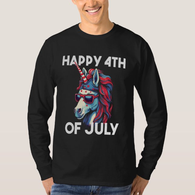 Camiseta 4th of July Patriotic USA American Independence (Anverso)