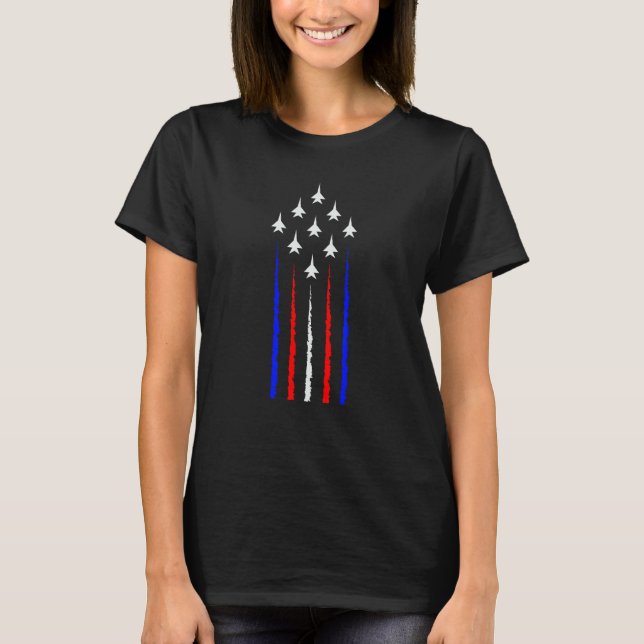 Camiseta 4th Of July  Patriotic USA Flag 2 (Anverso)