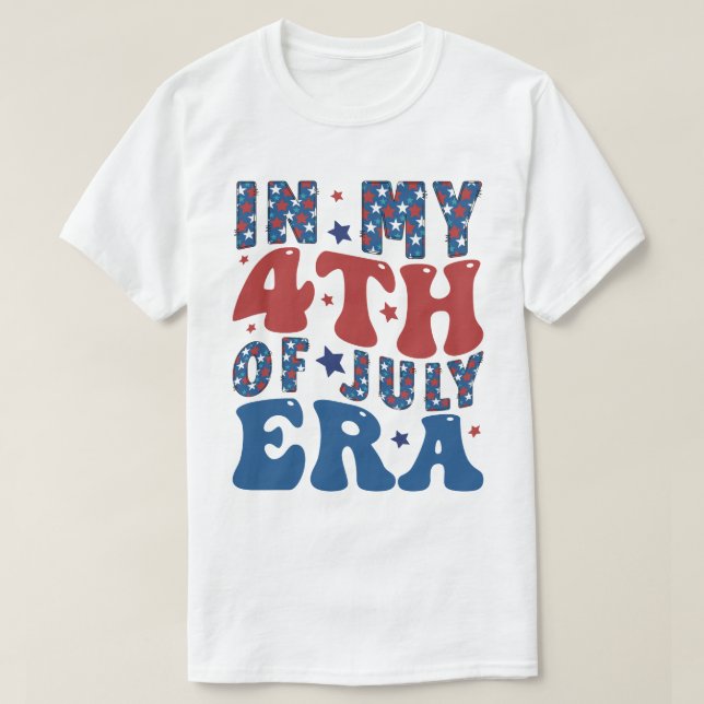 Camiseta 4th of July Shirt Independence Day patriotic (Diseño del anverso)