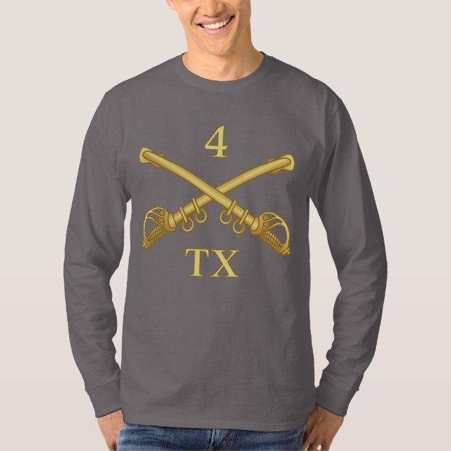 Camiseta 4th Texas Cavalry (Anverso)