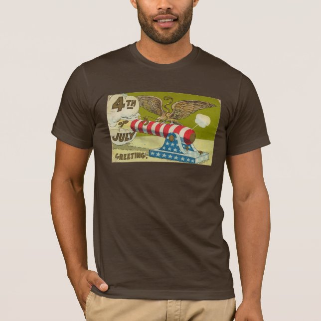 Camiseta 4to del saludo de julio (Anverso)