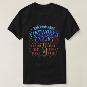 Camiseta 4to divertido del experto V2 de los fuegos