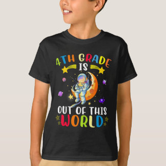 Camiseta 4to Grado Es Extraordinario Astronauta Ck A La Esc