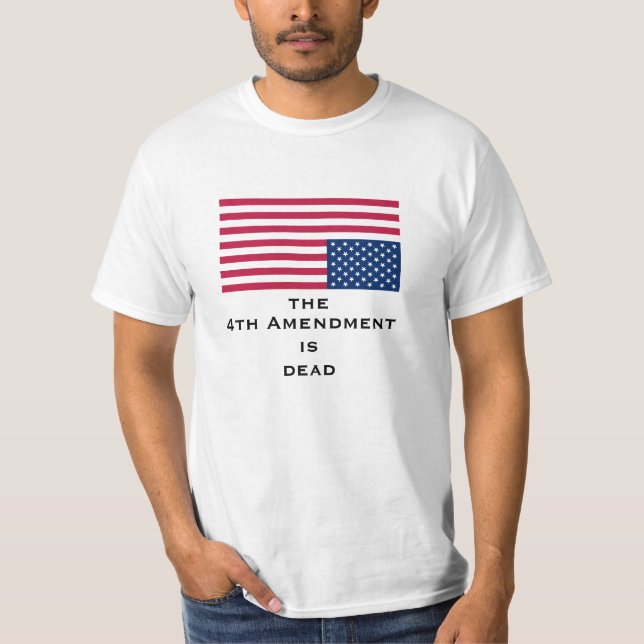 Camiseta 4to La enmienda es deadShirt (Anverso)