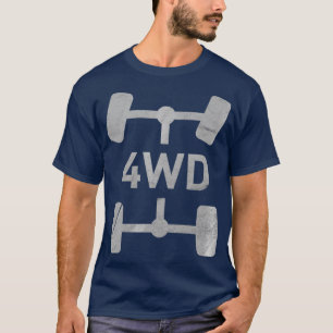 Camiseta 4WD Retro Offroad 4x4