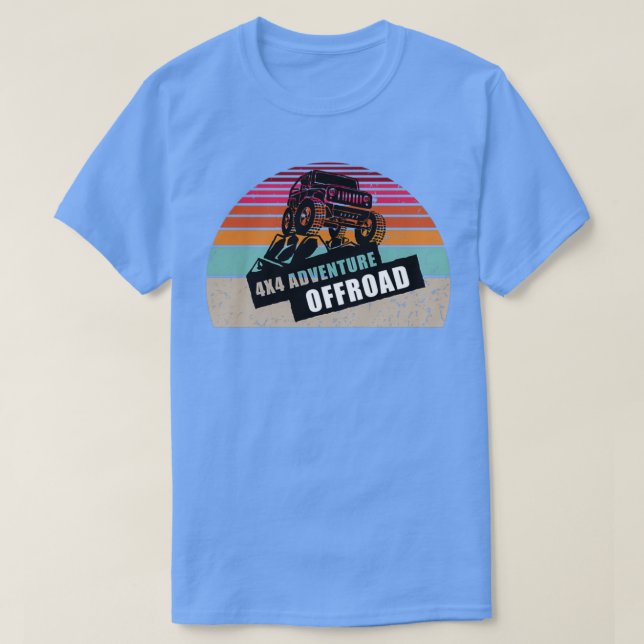 Camiseta 4X4 Adventure Offroad (Diseño del anverso)