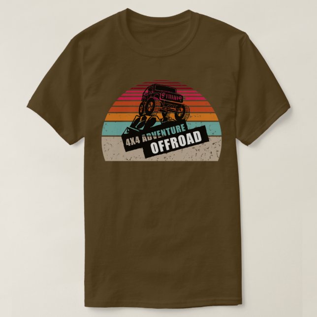 Camiseta 4X4 Adventure Offroad 2 (Diseño del anverso)