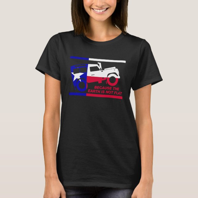 Camiseta 4x4 Earth Rover Texas (Anverso)