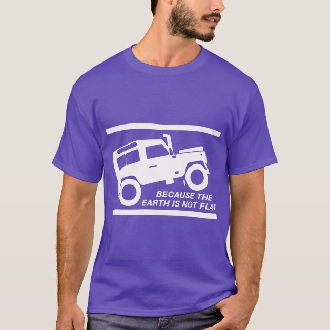 Camiseta 4x4 Land Earth Rover (Anverso)
