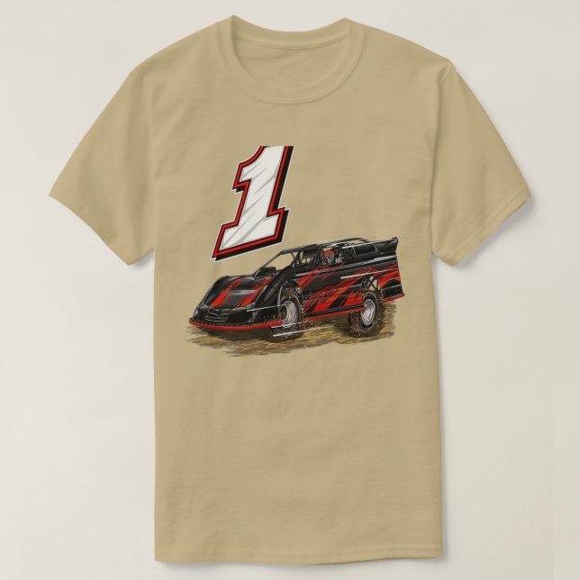 Camiseta 4X4 Monster Truck Carreras 1 (Diseño del anverso)