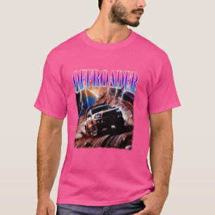 Camiseta 4x4 para los hombres de tierra fangosa fuera del F