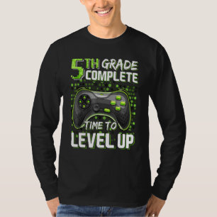 Camiseta 5º grado completo es hora de subir de nivel último