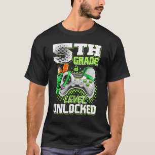 Camiseta 5º Grado Desbloqueado De Nuevo Al Video Gam Escola