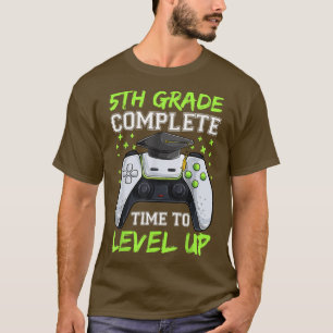 Camiseta 5º Grado Tiempo Completo De Nivel , Gradu De Juego
