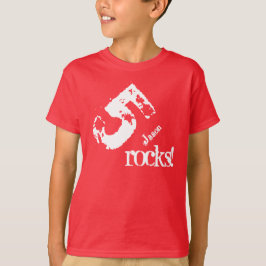Camiseta 5º regalo de cumpleaños para el nombre personaliza