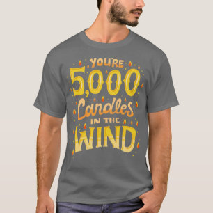Camiseta 5000 velas en el viento