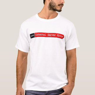 Camiseta 500 - Error de servidor interno