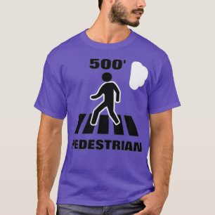 Camiseta 500 foot pedestrian base jump Big Air Blue