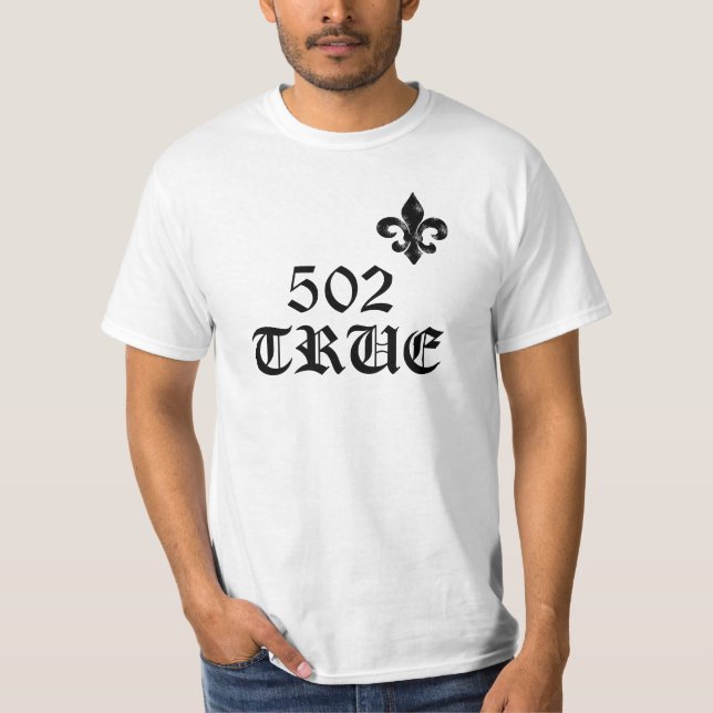 Camiseta 502 personalizado VERDADERO T (Anverso)