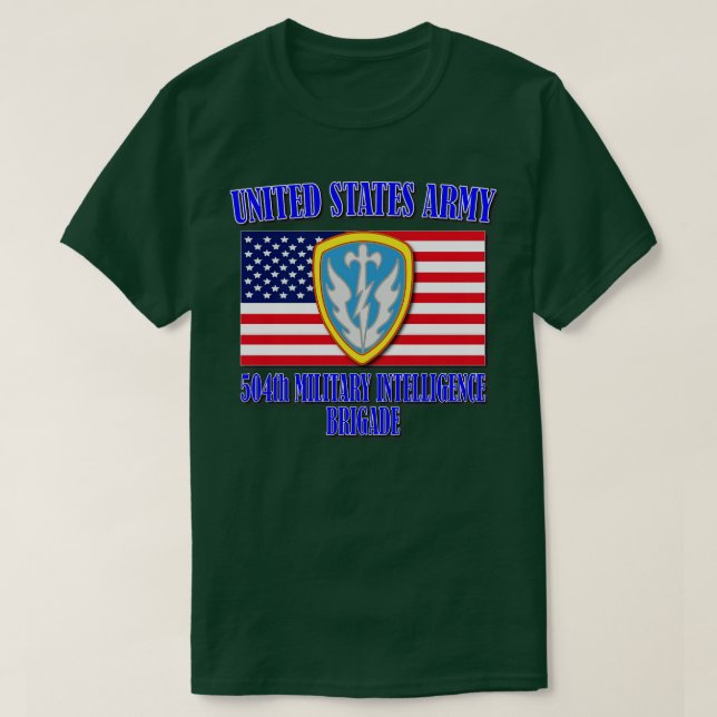 Camiseta 504ª Brigada de Inteligencia Militar 1 (Diseño del anverso)