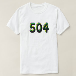 Camiseta 504 Código de área