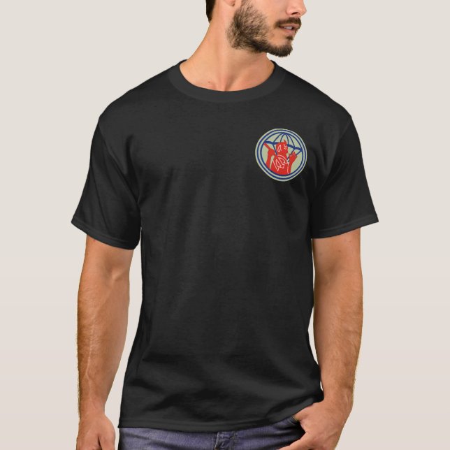 Camiseta 504o Registro de PIR (WWII) (Anverso)
