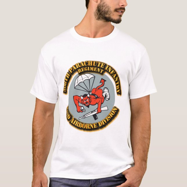 Camiseta 508º Regimiento de Infantería de Paracaídas (PIR)  (Anverso)