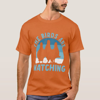 Camiseta 50888 Aves vigilan a amigos