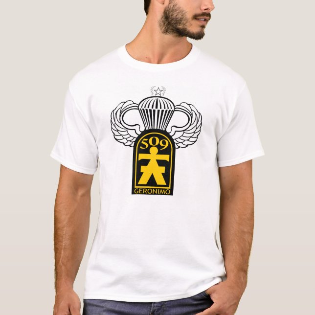 Camiseta 509o Veterano aerotransportado con las alas del (Anverso)