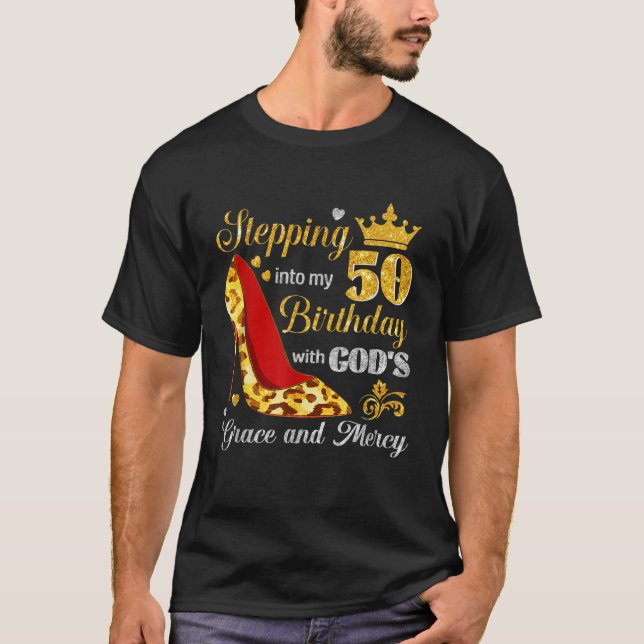 Camiseta 50.ª cristiana religiosa de 50 años (Anverso)