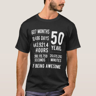 Camiseta 50.ª Idea De Cumpleaños Para Los Hombres