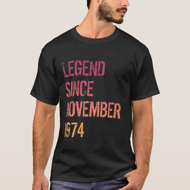 Camiseta 50.ª leyenda de cumpleaños de mujeres nace en novi (Anverso)