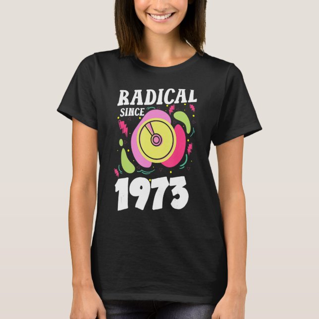 Camiseta 50.ª sentencia de cumpleaños desde 1973 (Anverso)