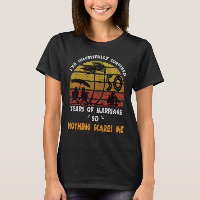 Camiseta 50.º Aniversario Boda Su Y Su Caso Cou (Anverso)