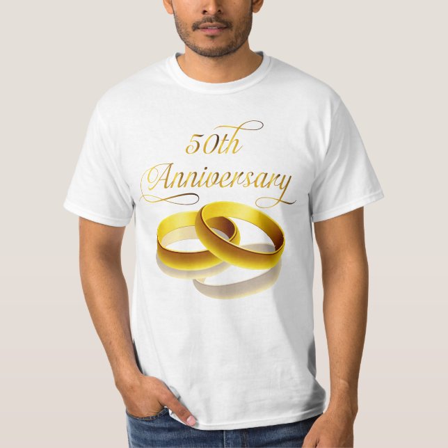 Camiseta 50.º aniversario | Guión dorado (Anverso)