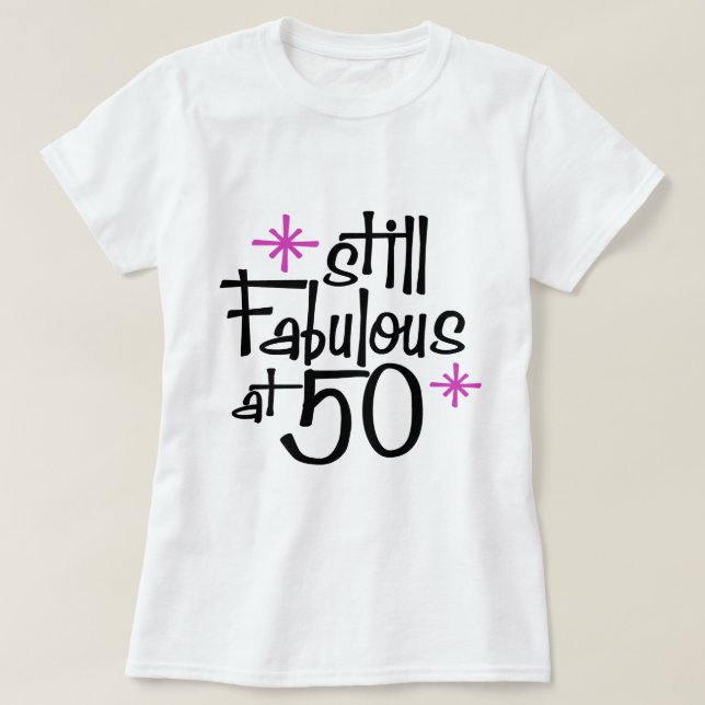 Camiseta 50.º cumpleaños (Diseño del anverso)