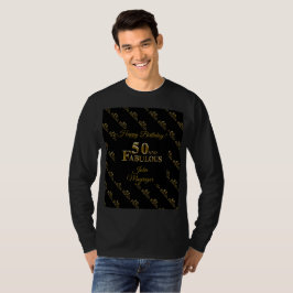 Camiseta 50.º cumpleaños